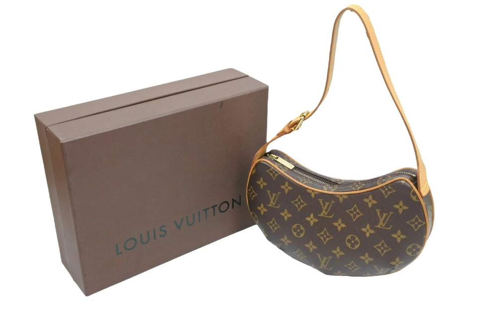 Louis Vuitton Monogram Pochette Croissant Hobo Bag Handbag